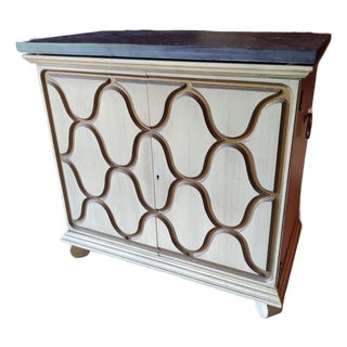 Vintage Heritage Henredon Dorothy Draper España Small Chest Cabinet With Key For Sale
