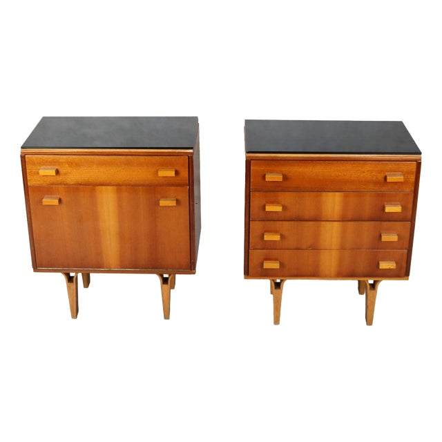 Mid 20th Century Nightstands, 1970s, Set of 2 For Sale