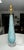 Mid-Century Modern Barbini Murano Blue Copper Ribbed Glass Table Lamp For Sale - Image 3 of 18