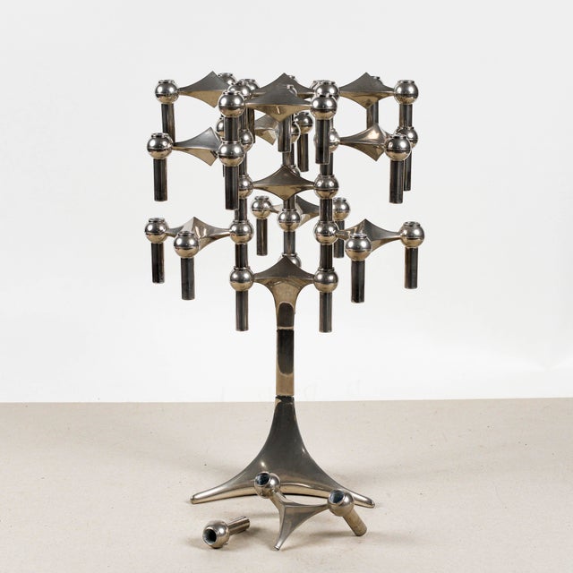 Orion Modular Candelabra by Fritz Nagel for BMF, 1960s For Sale - Image 11 of 14