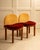 Brown Wood & Velvet Chairs, 1980s, Set of 2 For Sale - Image 8 of 9