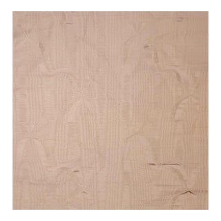 Vintage Brunschwig & Fils Lilac "Ribboned" Moiré Cotton Sateen Fabric- 9 Yards For Sale