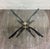 Vintage Hollywood Regency Style Wrought Iron and Glass Center Breakfast Table For Sale In Kansas City - Image 6 of 12