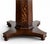 Wood Vintage Chinese Hand-Carved Round Pedestal Dining Table With Beveled Glass Top For Sale - Image 7 of 10