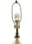 Pair of Vintage Italian Neoclassical White Marble Urn Table Lamps With Carved Details For Sale - Image 9 of 11