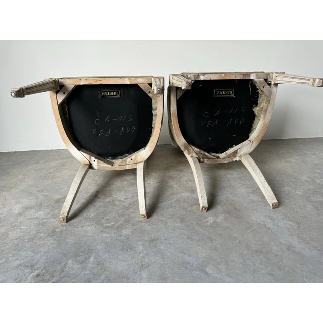 Vintage Drexel Heritage Neoclassical - Style Accent Chairs - a Pair For Sale - Image 12 of 12