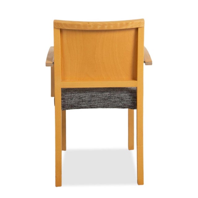 Fabric and Wood Chairs from Thonet, Set of 6 For Sale - Image 17 of 18