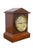 Neoclassical Antique Seth Thomas Dana Burl Walnut Adamantine Mantel Clock 11" For Sale - Image 3 of 17