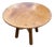 Andrianna Shamaris Midcentury Couture Round Teak Table with Butterflies Inlaid For Sale
