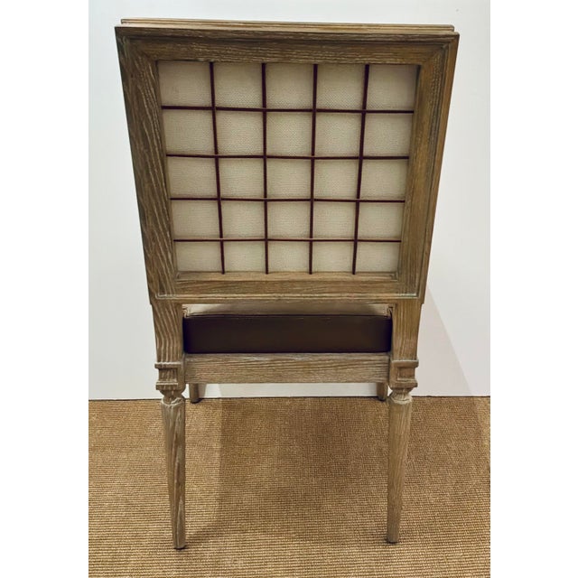 Revelation Organic Modern French Connection Dining Chairs Set of 6 For Sale - Image 9 of 11