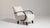 20th Century Czech Republic Warm Ivory Boucle Bentwood-Arm Lounge Chair For Sale - Image 9 of 11