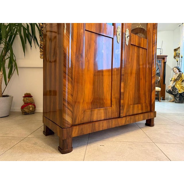 Antique Biedermeier Display Cabinet For Sale - Image 12 of 14