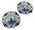 Vintage Delft Hand Painted Blue & White Petite Ashtrays - A Pair For Sale