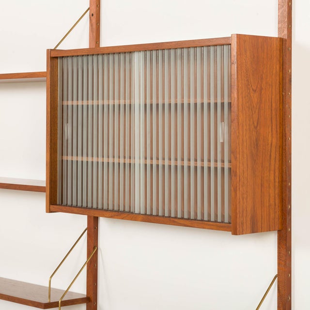PS System Teak Wall Unit by Preben Sorensen for Randers Møbelfabrik, Denmark, 1960s For Sale - Image 9 of 14