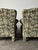 Sage Acanthus Tapestry Club Chairs, John Hutton for Donghia Luciano, 1990s, Pair For Sale - Image 10 of 18