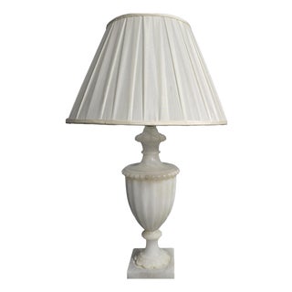 Large Alabaster Table Lamp, 1920s For Sale