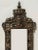 Vintage Brass Mirror With Intricate Design For Sale - Image 4 of 4