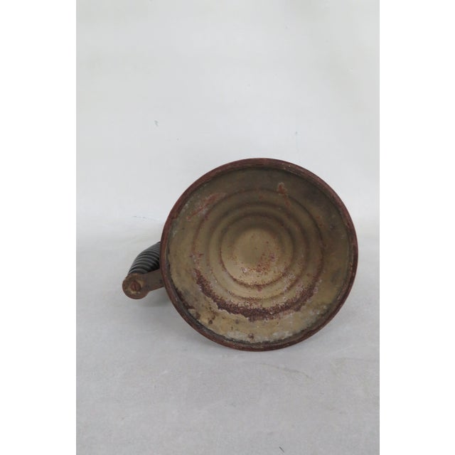 Metal Metal Blow Torch Gas Kerosene Rustic Industrial With Wood Handle 4451b For Sale - Image 7 of 14