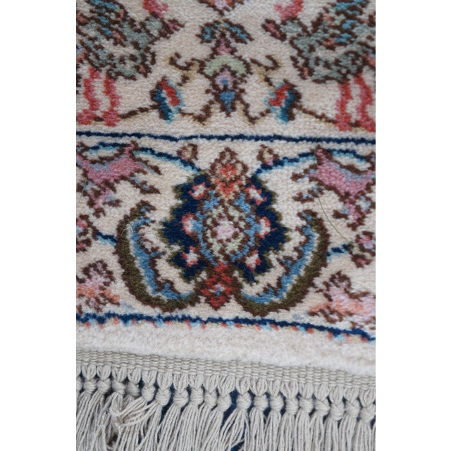 Karastan 100% Wool Oriental Floral Palmette Animal 738 Area Rug Mat 2' X 4" For Sale - Image 11 of 12