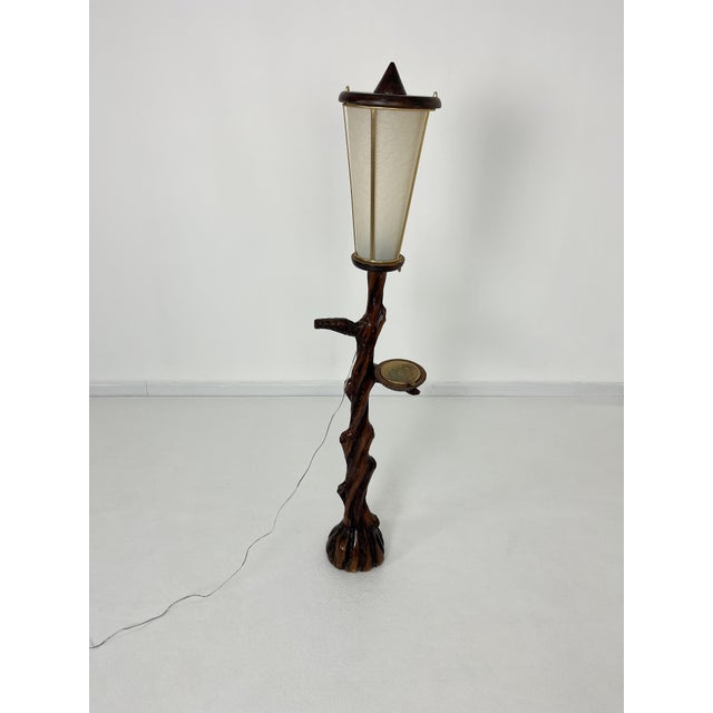 Floor Lamp in the style of Aldo Tura, 1950s For Sale - Image 11 of 11