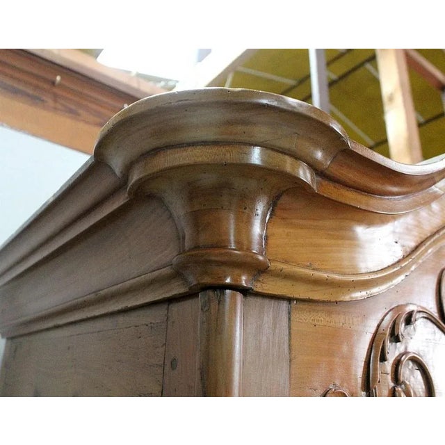 Antique Louis XV Birch Wardrobe For Sale - Image 10 of 18