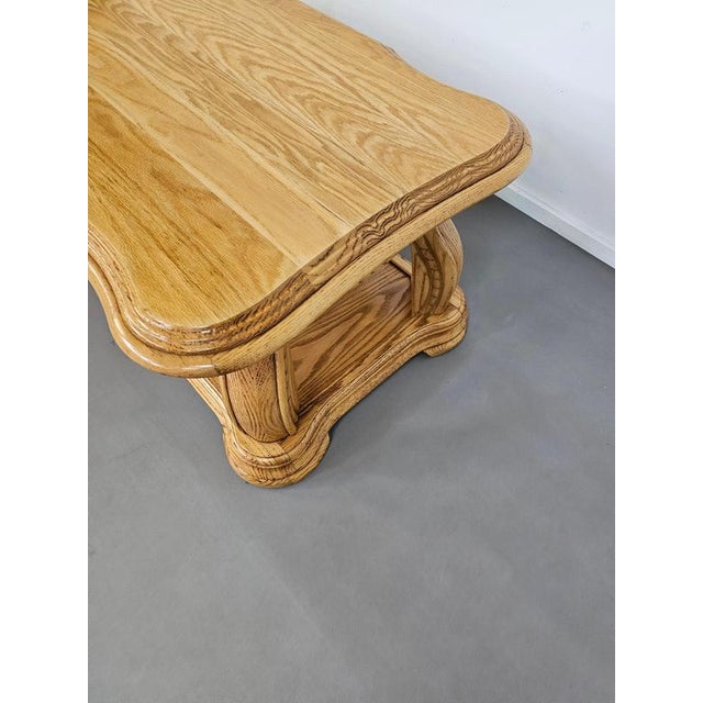 Brown French Oak Coffee Table, 1970s For Sale - Image 8 of 18