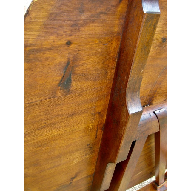 Mid 19th Century French Country Wine Tasting Table Faux Bois Painted Top For Sale - Image 11 of 13