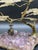 Vintage Bronze & Amethyst Sculpture: Boy Sitting Under Tree For Sale - Image 10 of 10