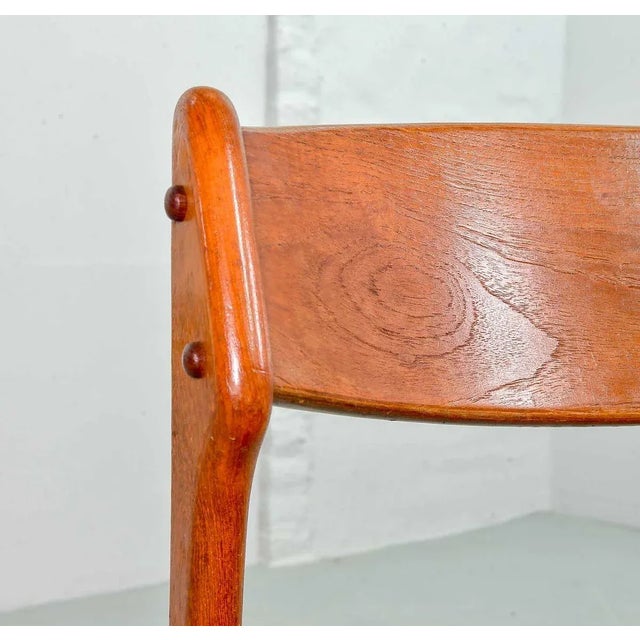 Danish Teak Dining Chairs by Erik Buch for Odense Maskinsnedkeri / O.D. Møbler, 1960s, Set of 4 For Sale - Image 11 of 14