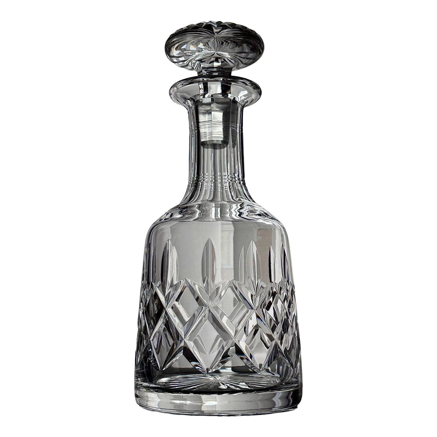 Vintage Crystal Decanter in Ashford Pattern from Stuart, 1970s | Chairish