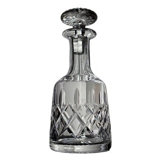 Vintage Crystal Decanter in Ashford Pattern from Stuart, 1970s For Sale