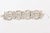 Vintage Sterling Silver Modernist Sculptural Link Cuff Bracelet Hallmarked, 1970's For Sale In Miami - Image 6 of 9