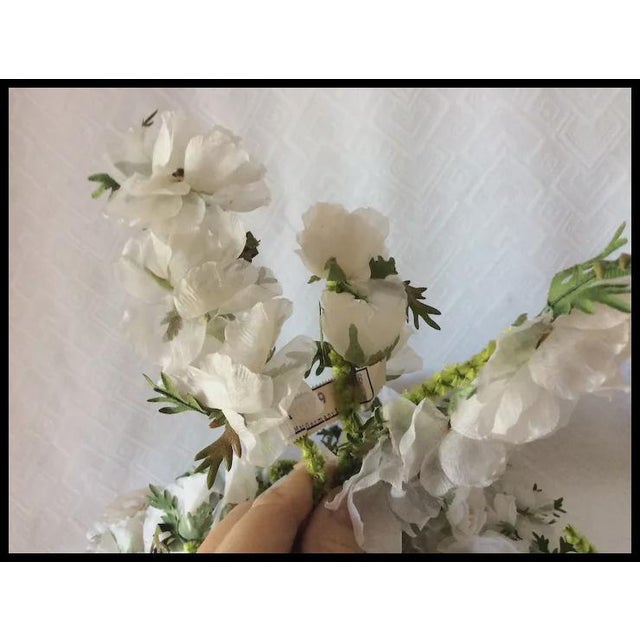Vintage German Silk Flowers, 24 Stems Millinery, Flower Bouquet, Wedding For Sale - Image 4 of 5