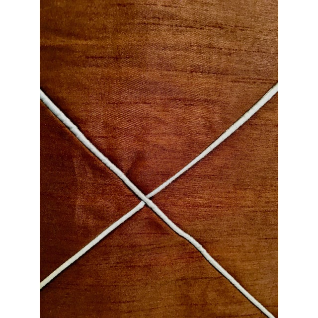 Brown & Sage Green Accent Pillows - A Pair For Sale - Image 5 of 6