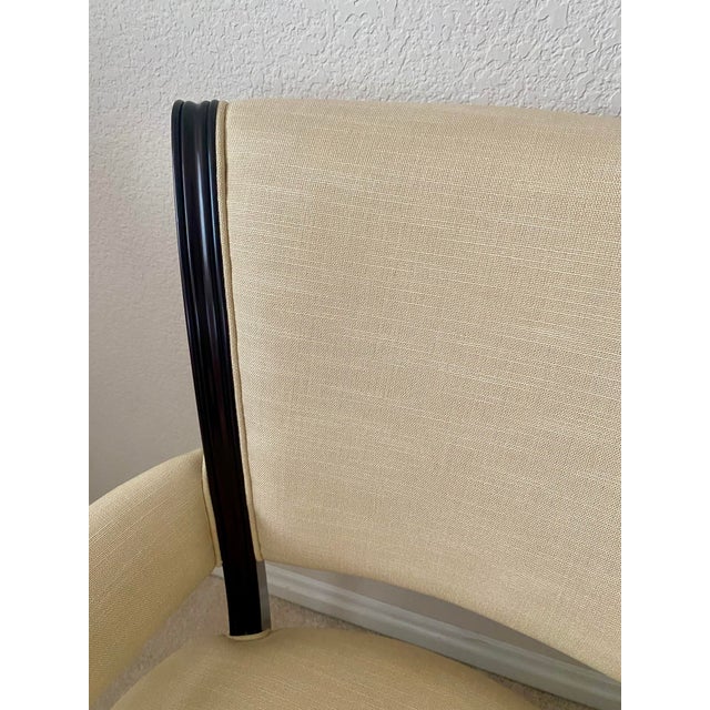 Vintage Baker Furniture Barbara Barry Modern Regency Exquisite Pair Accent Armchairs For Sale - Image 14 of 16