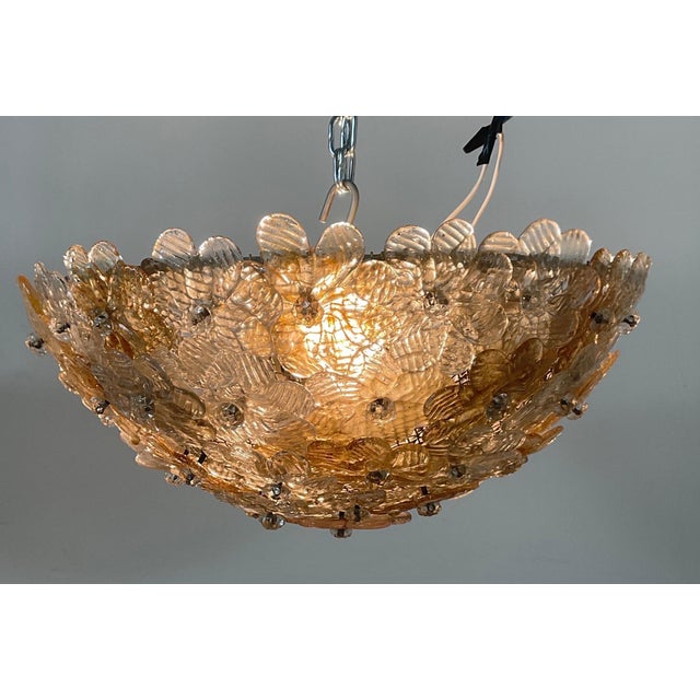 Coloured Glass Ceiling Light by Seguso, 1960 For Sale - Image 6 of 18