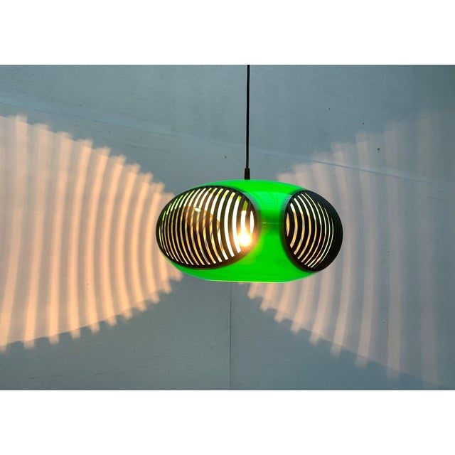 Space Age UFO Pendant Lamp attributed to Luigi Colani, 1970s For Sale - Image 10 of 18