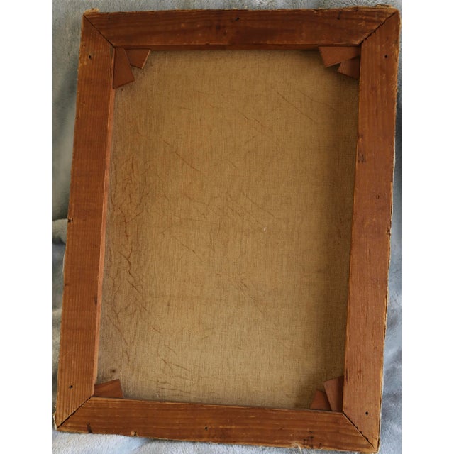 Traditional Antique Oil on Canvas Painting of Church Interior by Bosboom For Sale - Image 3 of 3