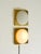 Vintage Brass Wall Lamps by Rolf Krüger for Heinz Neuhaus Leuchten, 1970s, Set of 2 For Sale - Image 9 of 18