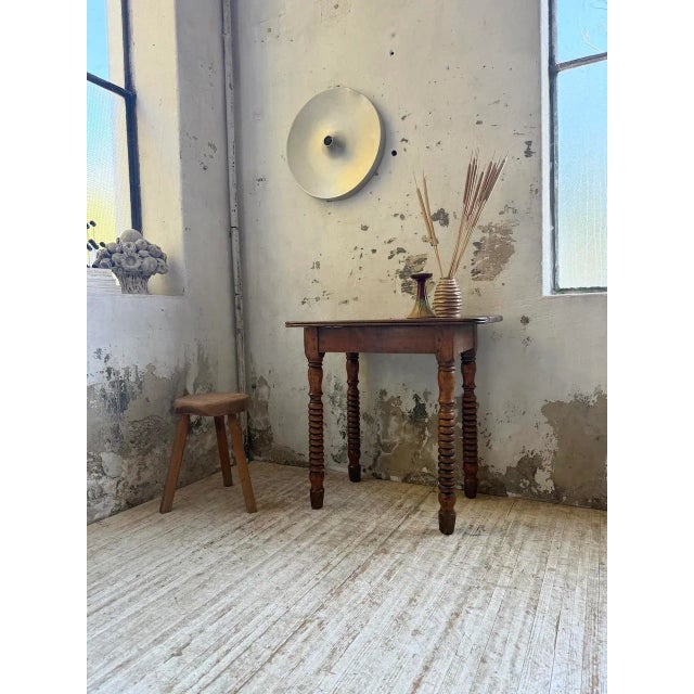 Console Table or Desk in Walnut, 19th Century For Sale - Image 5 of 18