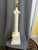 Vintage Neoclassical Plaster Columm table Lamp. Off-white Corinthian capital at the top of the fluted column. Original...