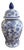 Chinoiserie Large Blue and White Porcelain Ginger Jar For Sale