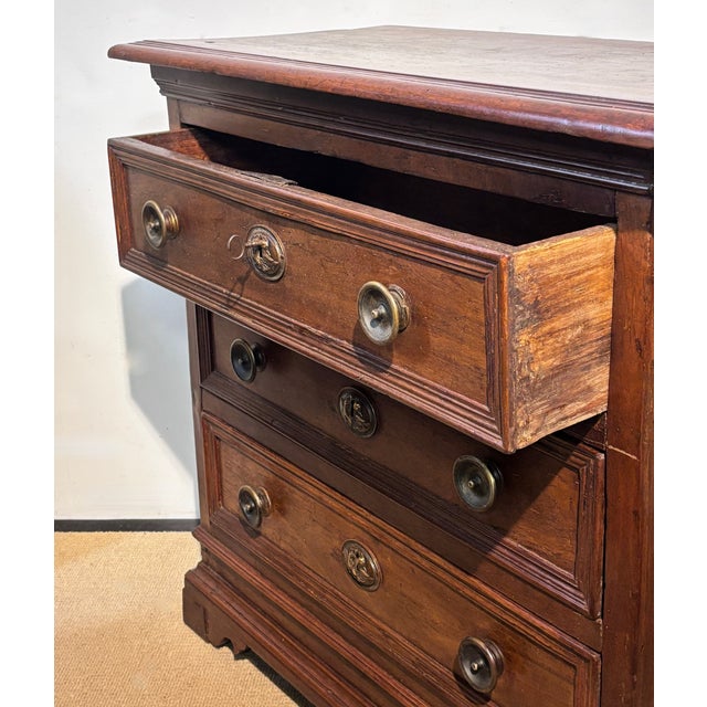 17th Century Italian Walnut Chest of Drawers For Sale - Image 9 of 11