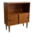 Vintage Danish Modern Teak Bookcase Cabinet Sliding Doors Mid Century Scandinavian Shelf For Sale