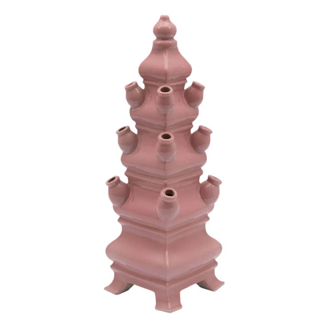Blush Pagoda Tower Tuplierie For Sale