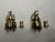 Pair of Vintage Victorian Revival Solid Brass Beetle Cabinet Knobs Hardware For Sale - Image 11 of 12