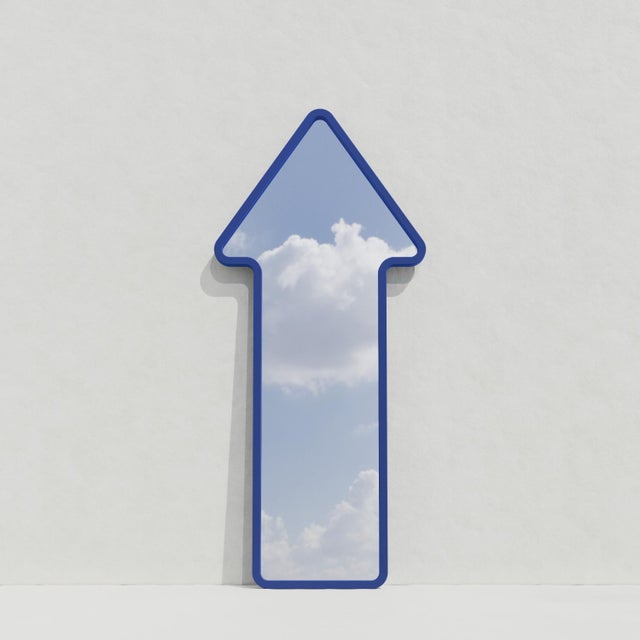 Wood Arrow 7 - Accent Design Mirror For Sale - Image 7 of 9