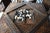 Antique Syrian Marquetry Inlay Card Table and 4 Chairs For Sale - Image 4 of 13
