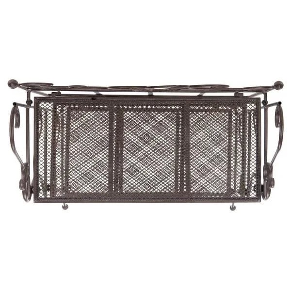 Outdoor Torus 3 Tier Shelf - Unearthed Rust For Sale - Image 9 of 11