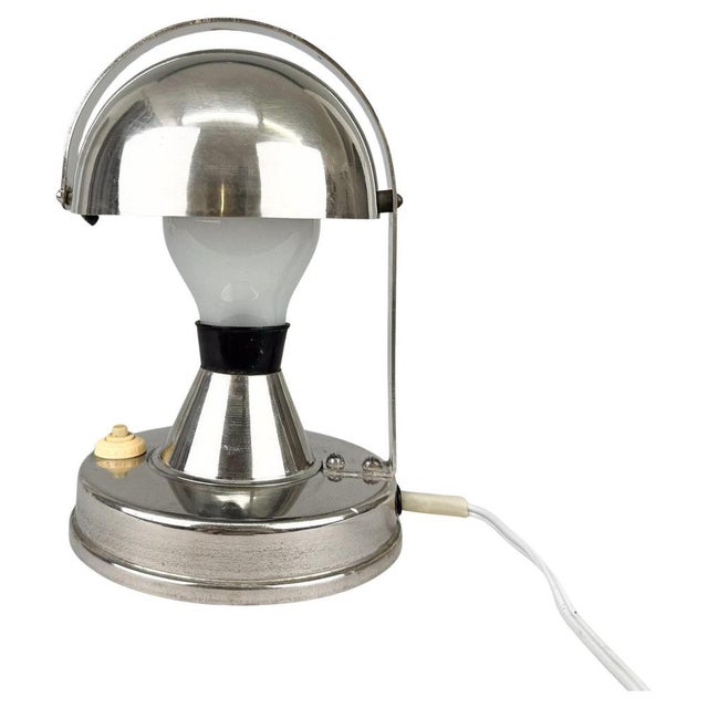 Bauhaus Mushroom Table Lamp, Czechoslovakia, 1930s For Sale - Image 10 of 10